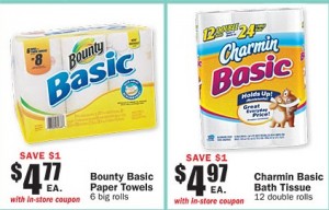Bounty Basic & Charmin Basic