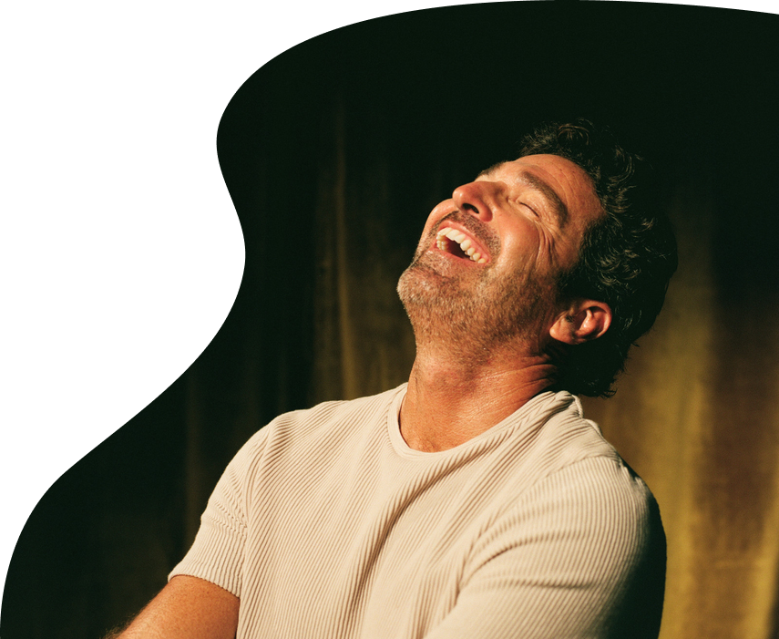 Man laughing with confidence — Upper Room Clinic P-Shot