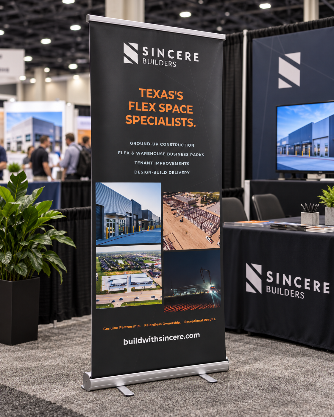 Sincere Builders banner design by CBA Culture