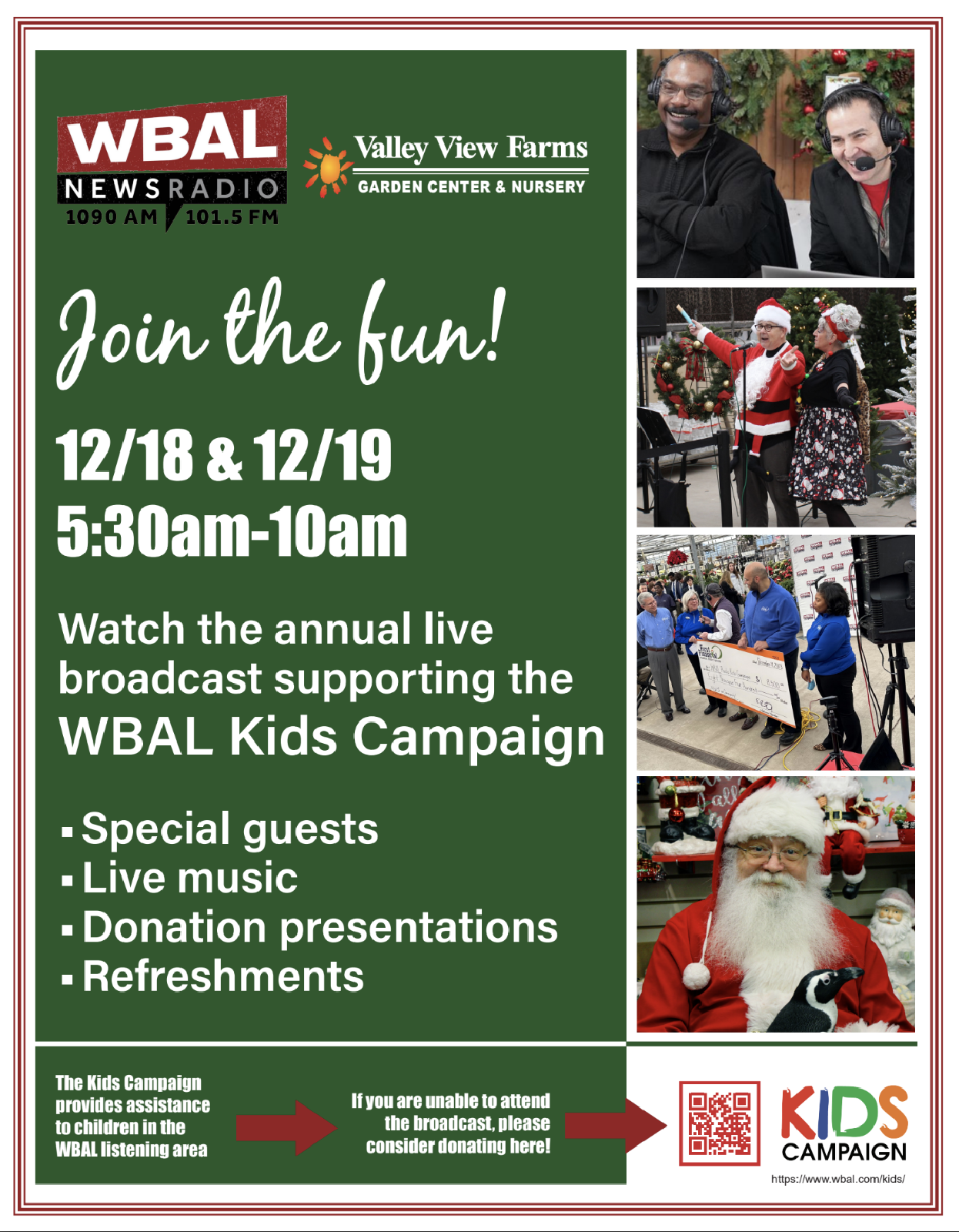 WBAL Radio Kids Campaign