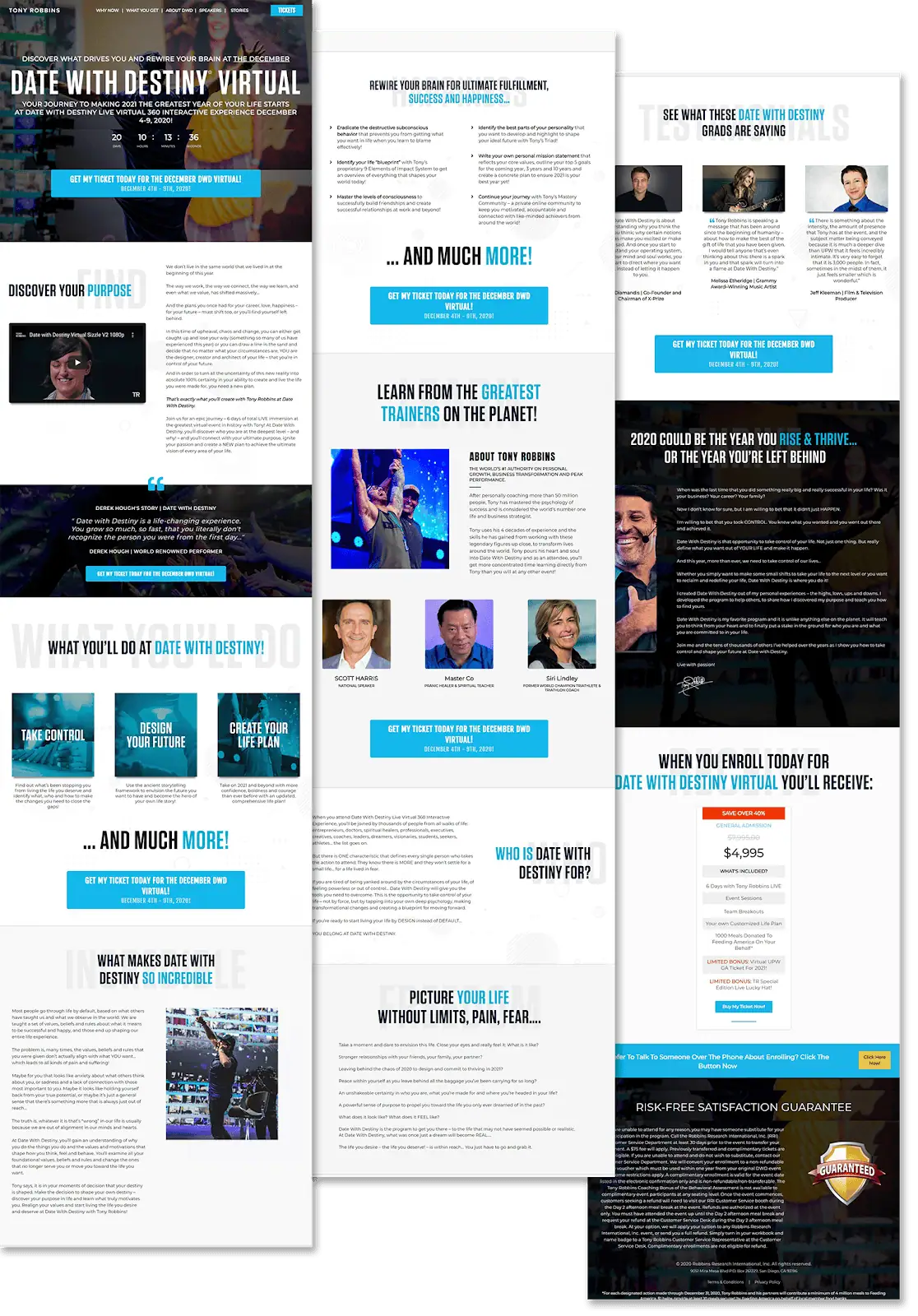 date with destiny landing page