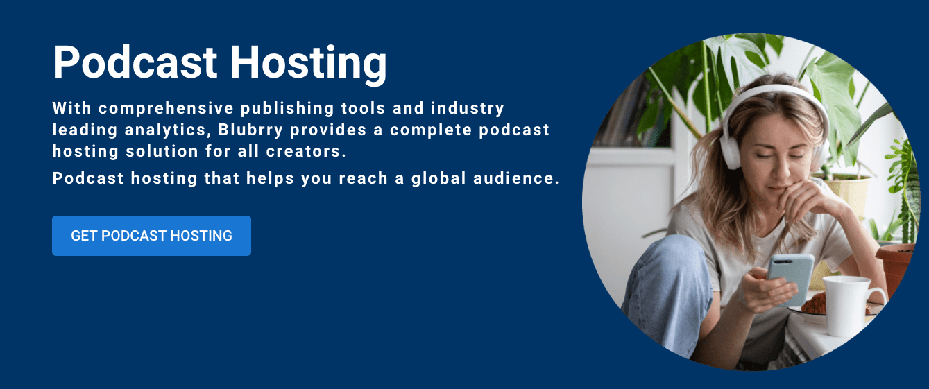 blubrry website screenshot