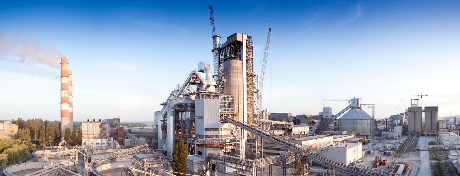 Picture of a cement plant