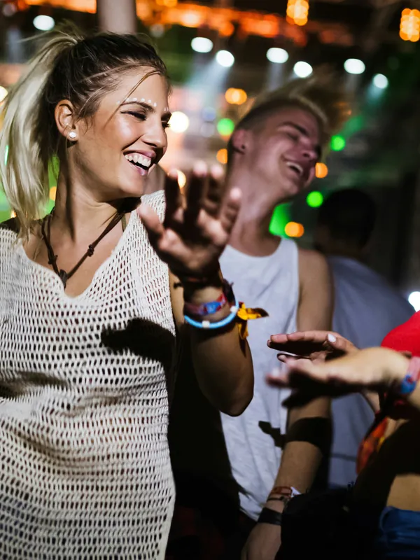 Friends on a night out