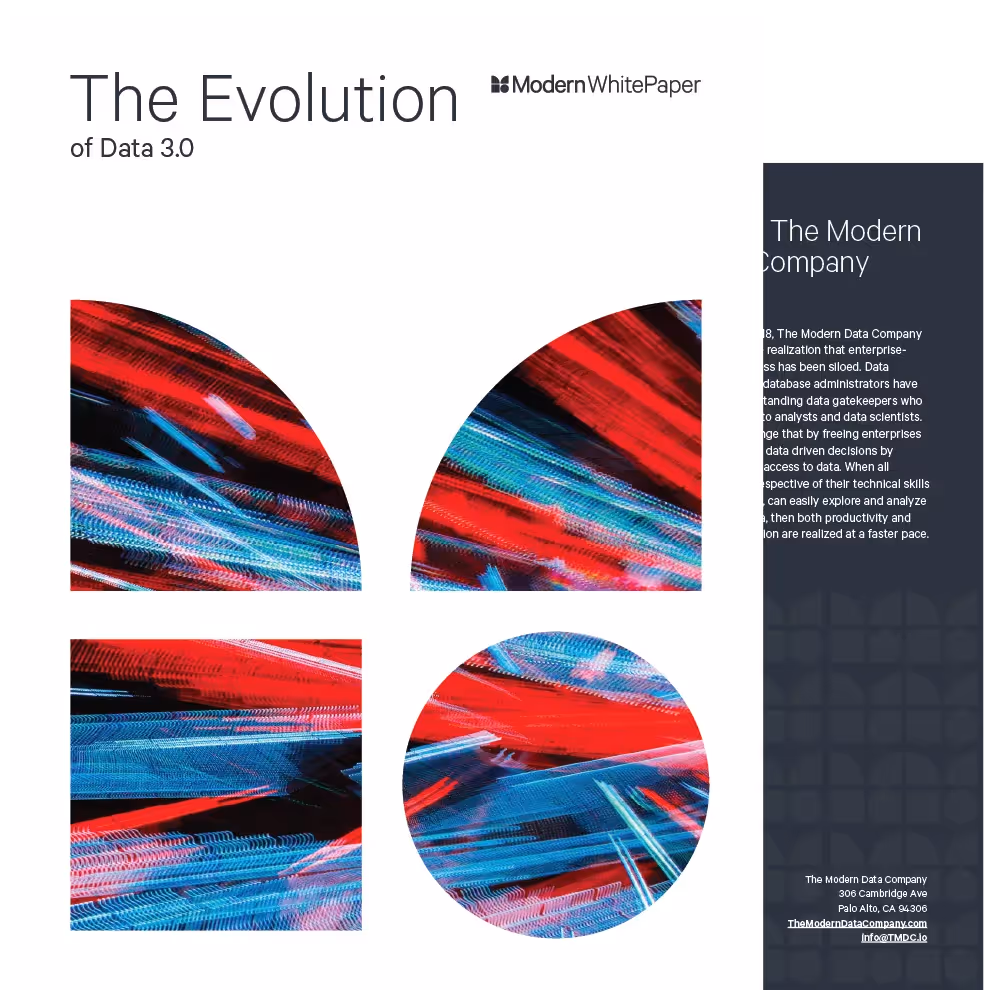 The Evolution of Data 3.0