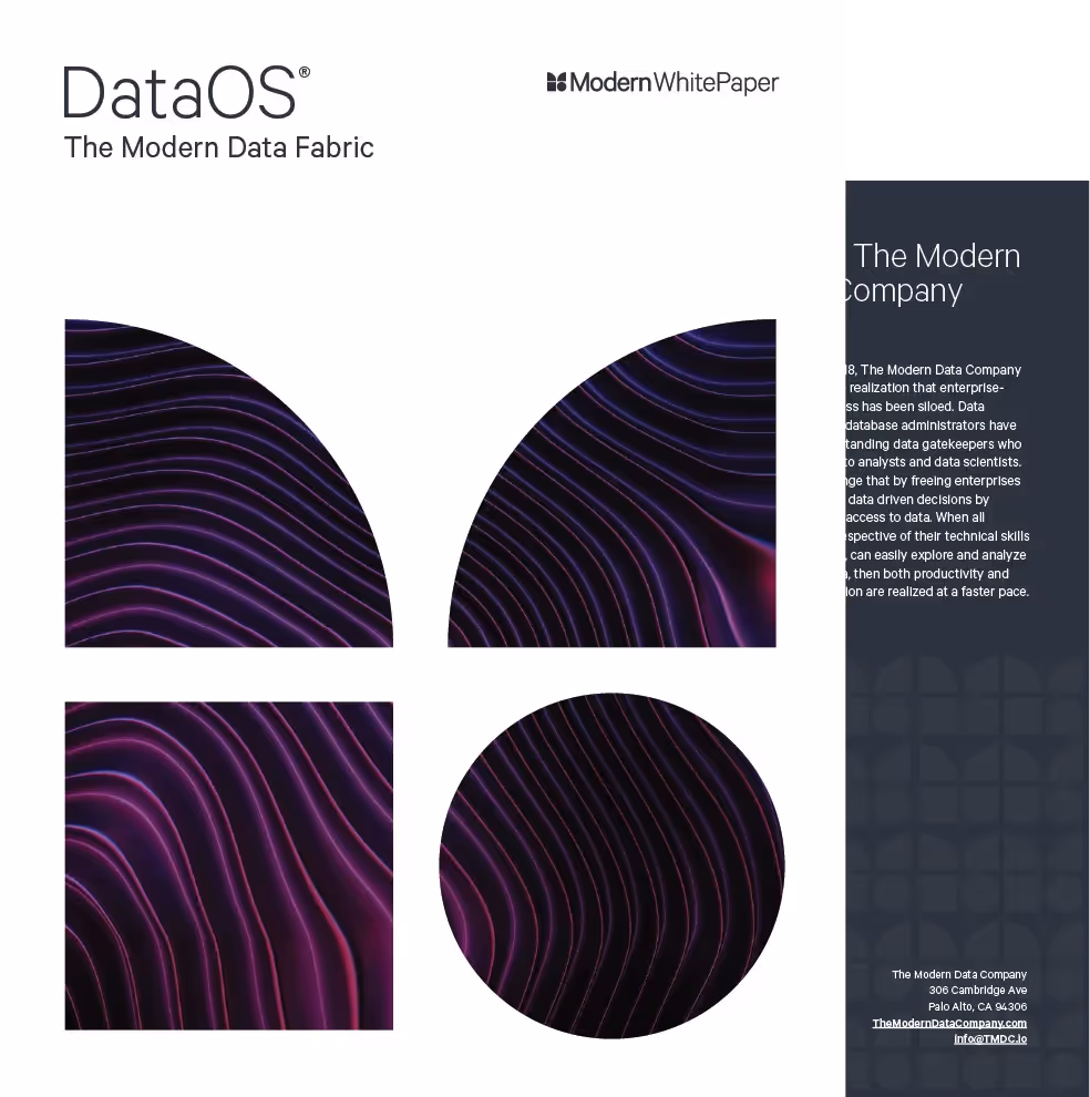 DataOS – The Modern Data Fabric