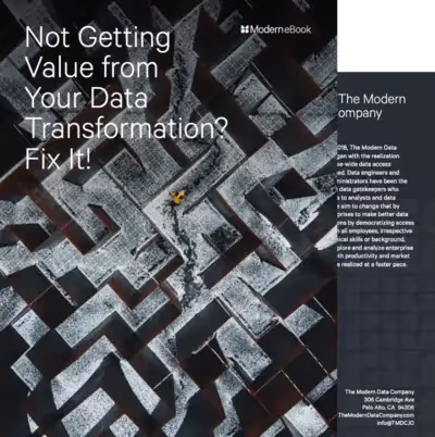Not Getting Value from Your Data Transformation? Fix it