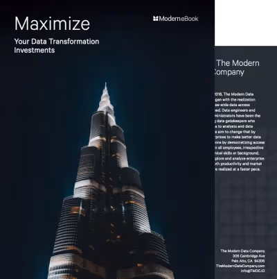 Maximize Your Data Transformation Investments