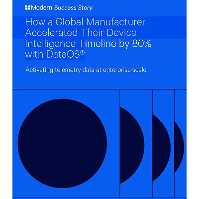 How a Global Manufacturer Accelerated Their Device Intelligence Timeline with DataOS