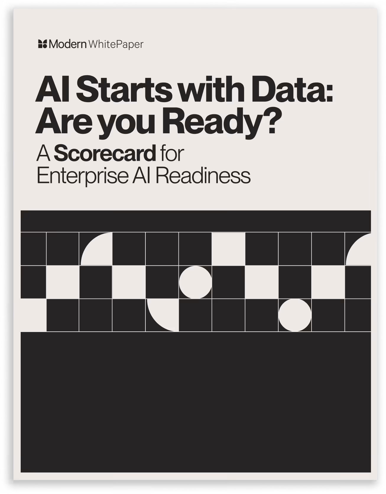 AI Starts with Data: Are you Ready? A Scorecard for Enterprise AI Readiness