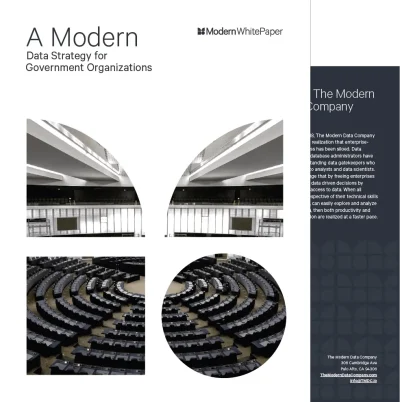 A Modern Data Strategy for Government Organizations