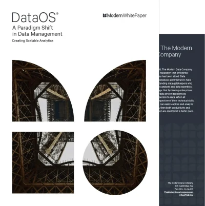 A Paradigm Shift in Data Management – Creating Scalable Analytics