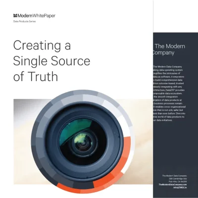 Creating a Single Source of Truth (SSOT)