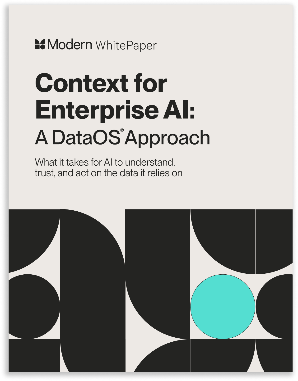 Context for Enterprise AI: A DataOS Approach