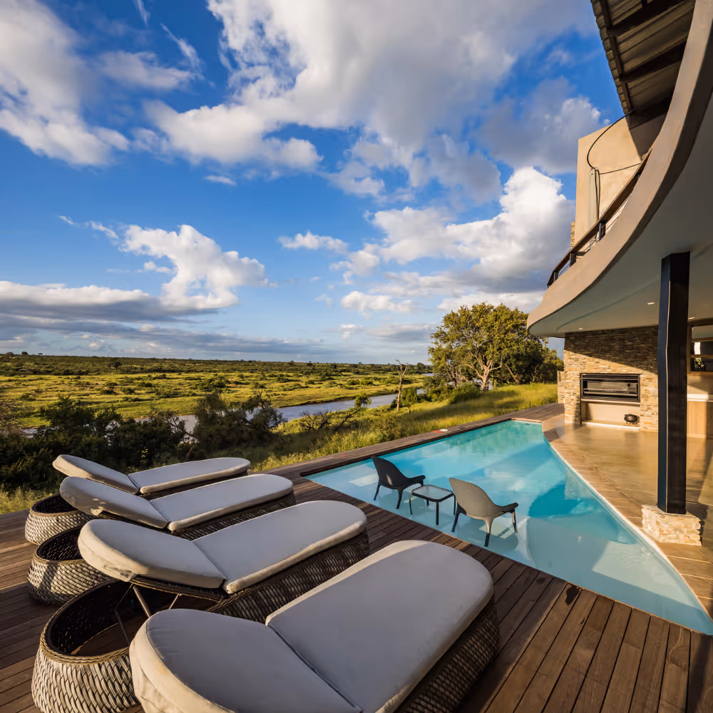Stunning river views from Mjejane Accommodation