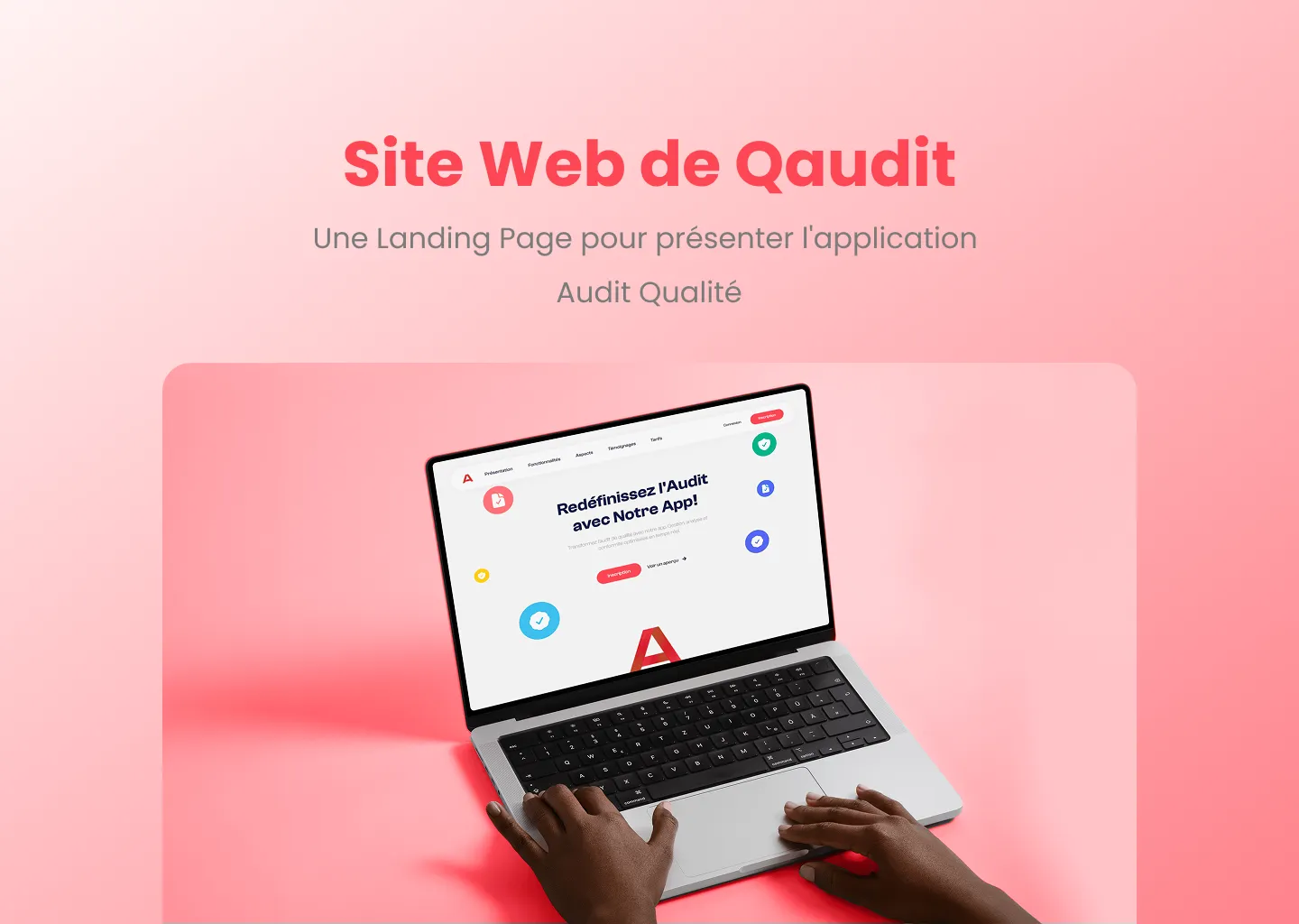 Développement du site qAudit.fr, une vitrine digitale moderne et interactive réalisée pour Gethumancall en no-code avec Webflow. Ce site a été conçu pour promouvoir l’application "App Audit Qualité", destinée à l’évaluation et l’optimisation de la performance des agents de service client, tout en offrant une expérience utilisateur fluide et engageante.
