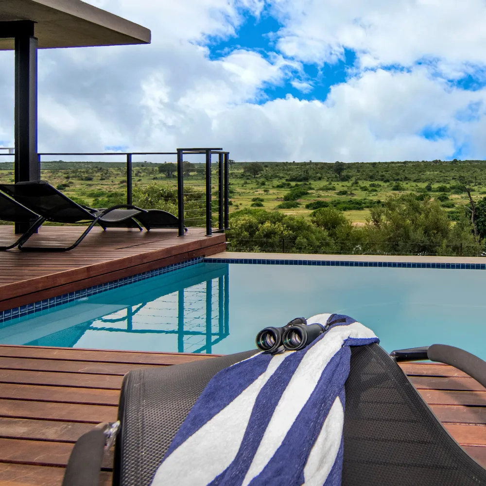 Outdoor living at Mjejane accommodation