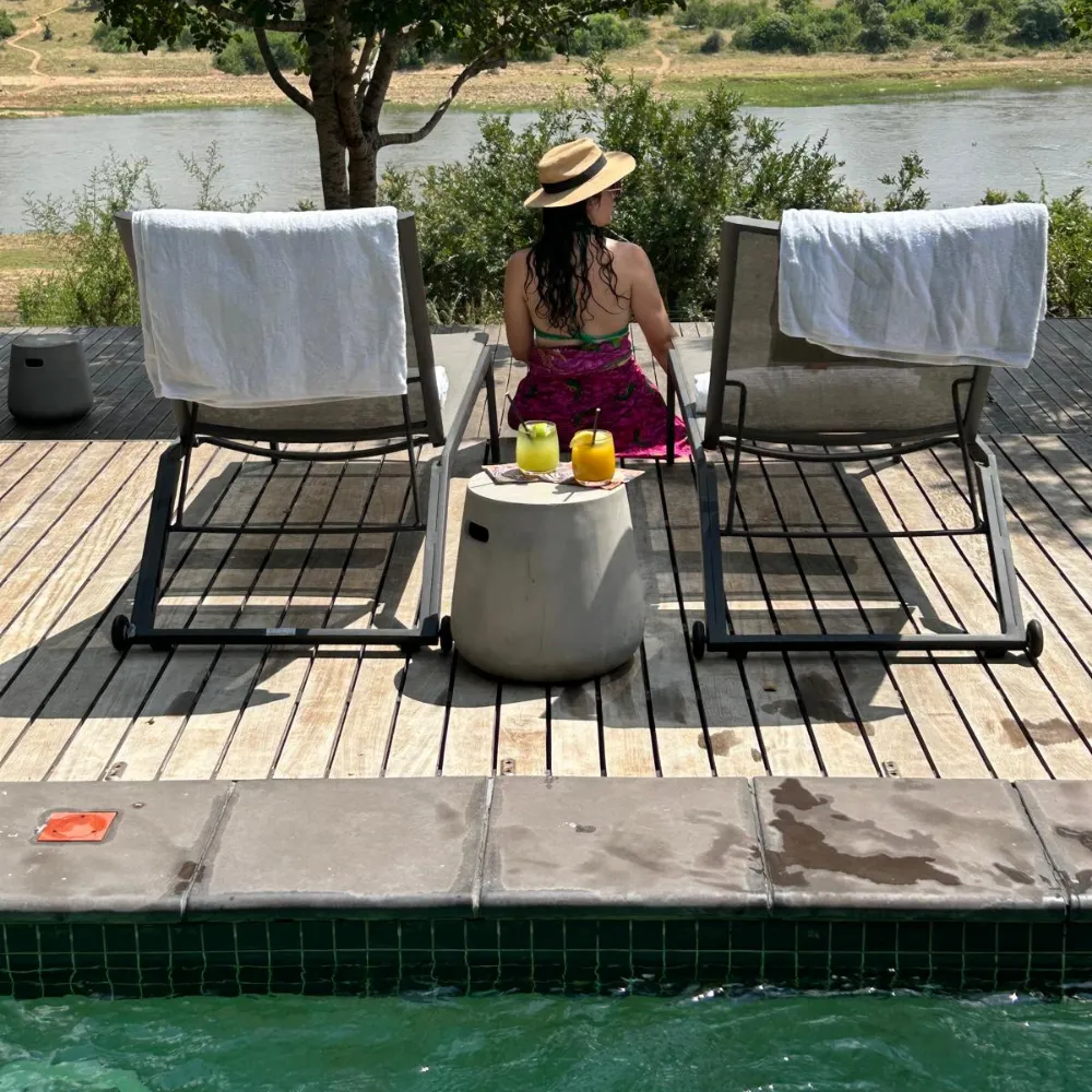 Riverfront lodge in Mjejane Game Reserve