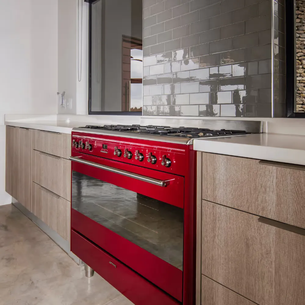 Kitchen in a self catering lodge in the Mjejane Game Reserve