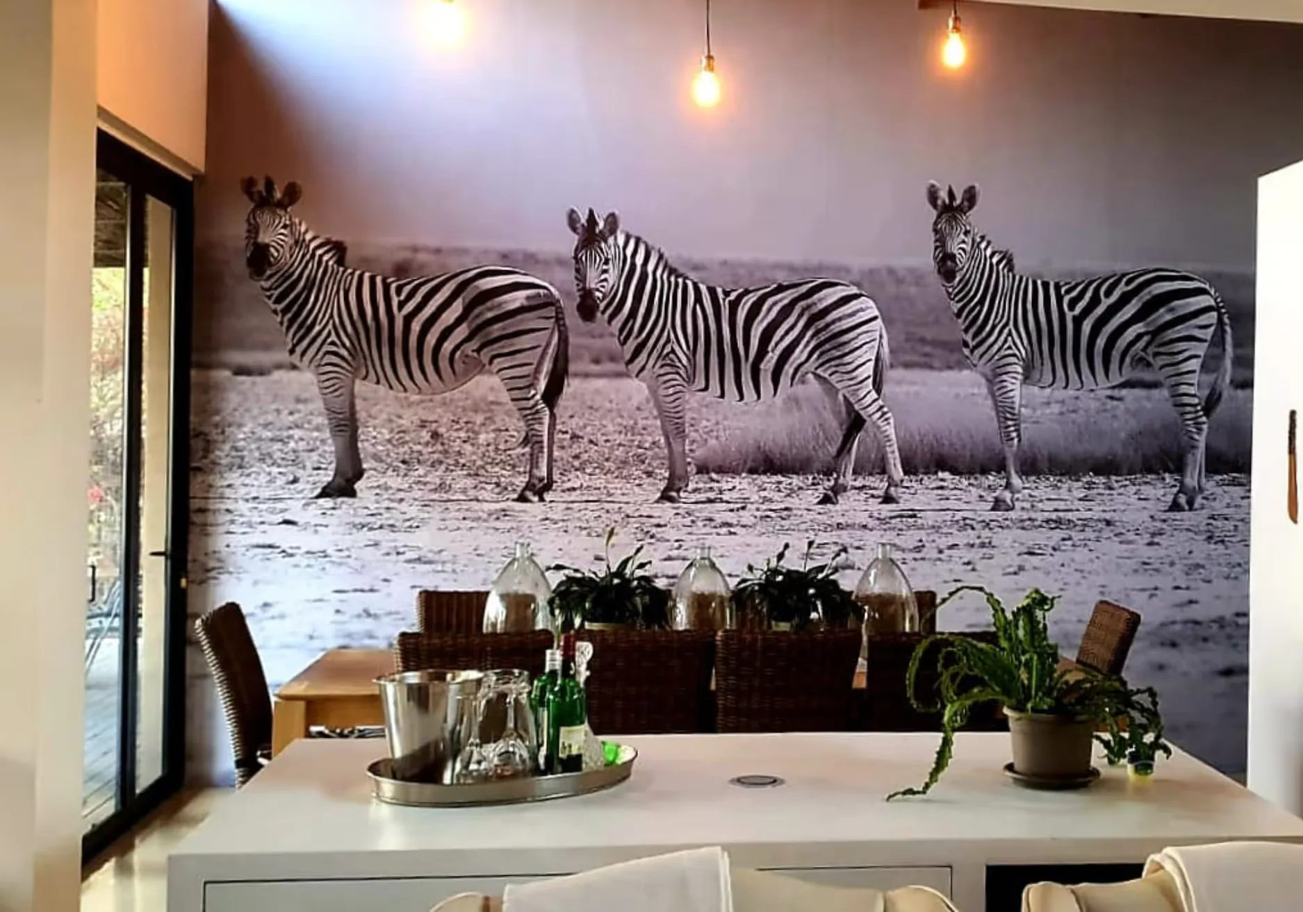 Interior photos of lodges in the Mjejane Game Reserve