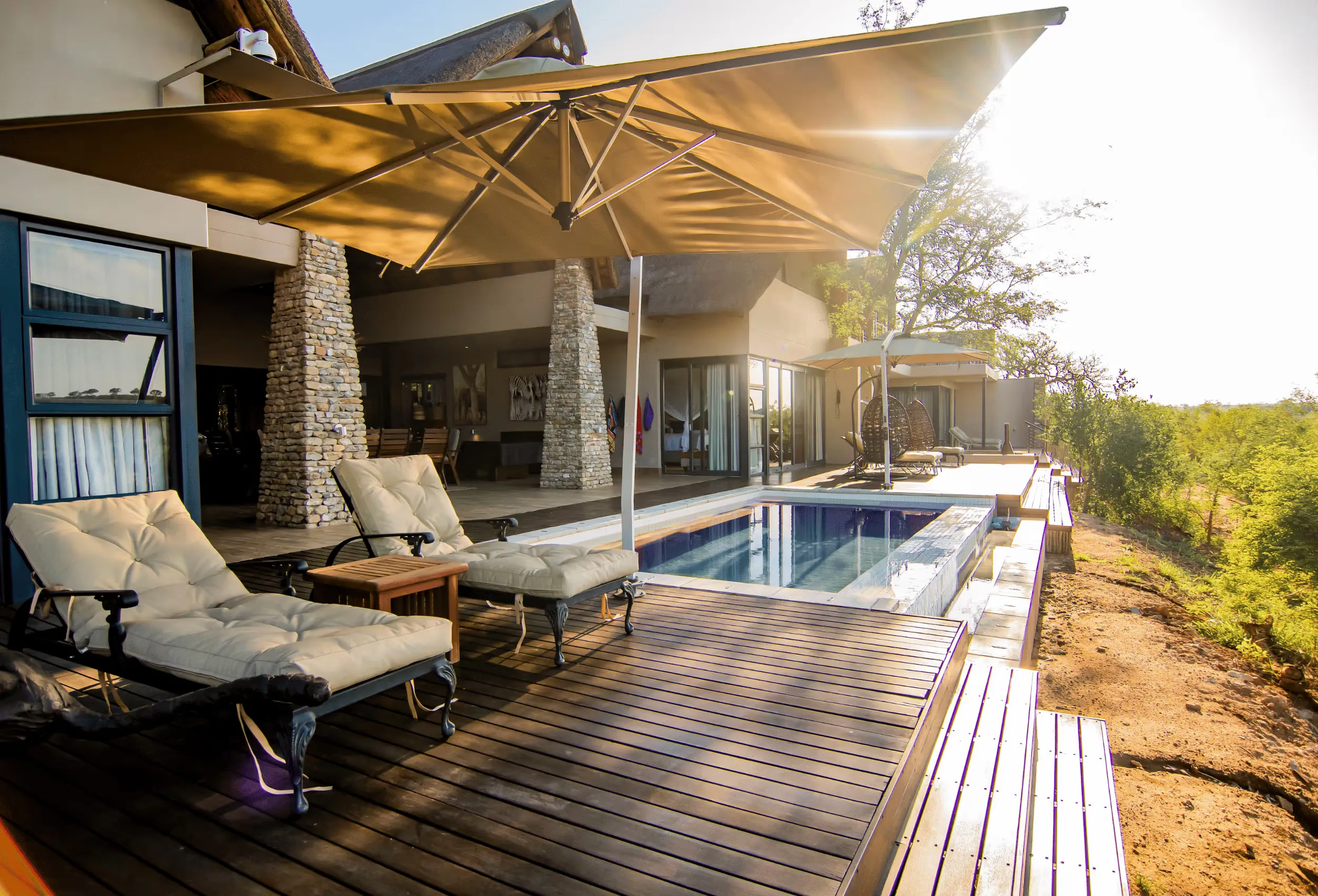 Indlovu River Lodge – exclusive-use safari villa in Mjejane Game Reserve