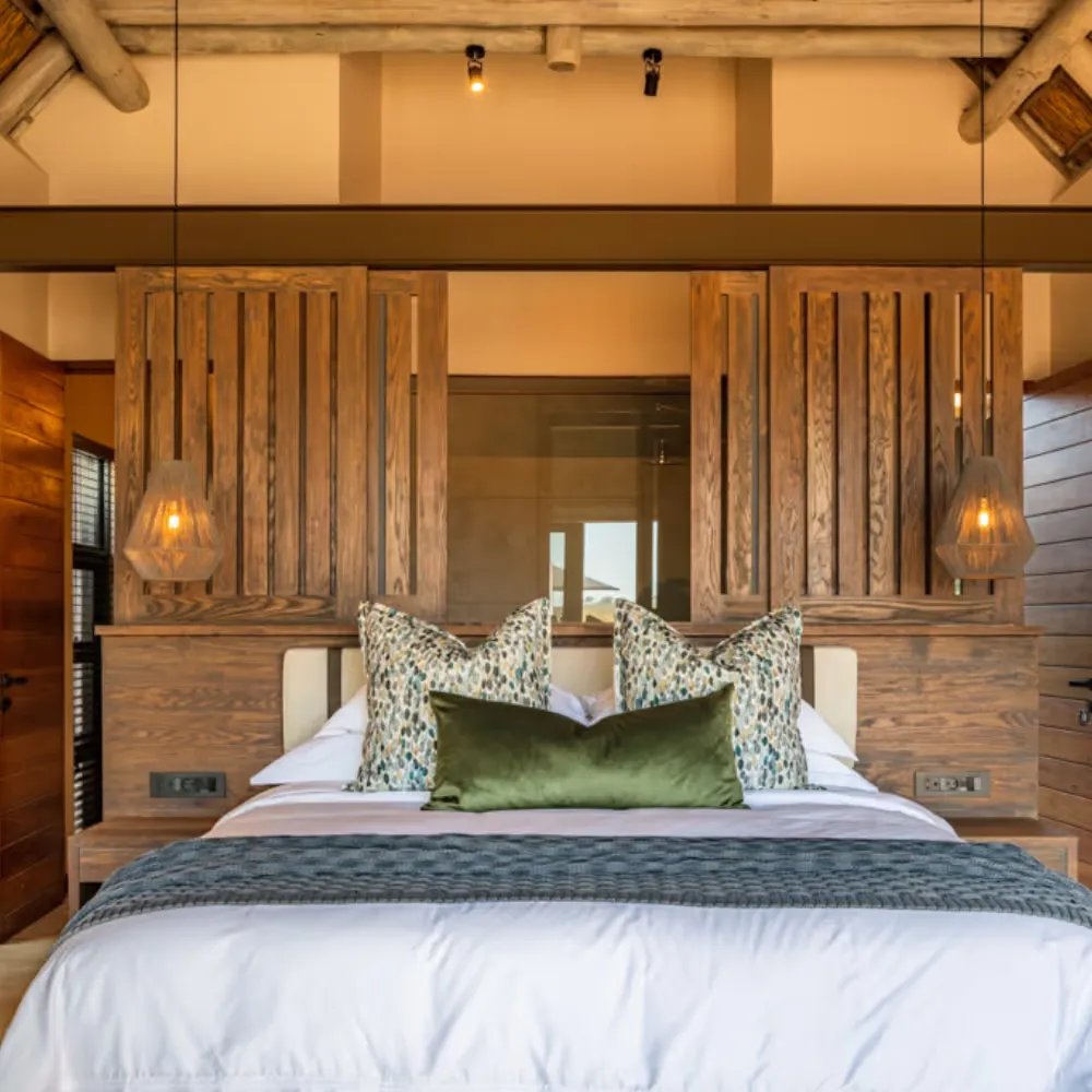 Bedroom in Mjejane Game Reserve Villa