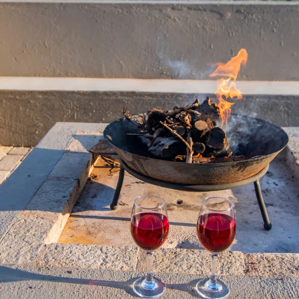 Inside area of a lodge in the Mjejane Game Reserve