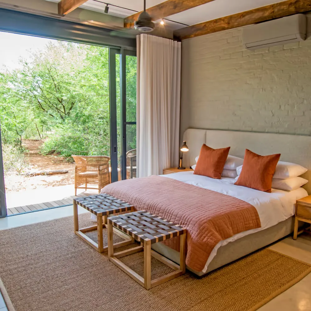 Bedroom in Mjejane Game Reserve Villa