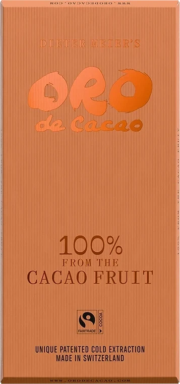 100% from the Cacao Fruit