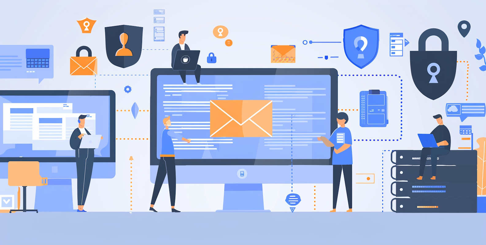 Security and data protection in email communications