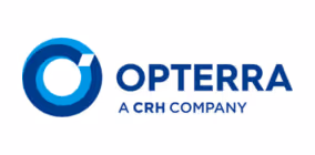 Logo von Opterra, einem Unternehmen der CRH-Gruppe.
