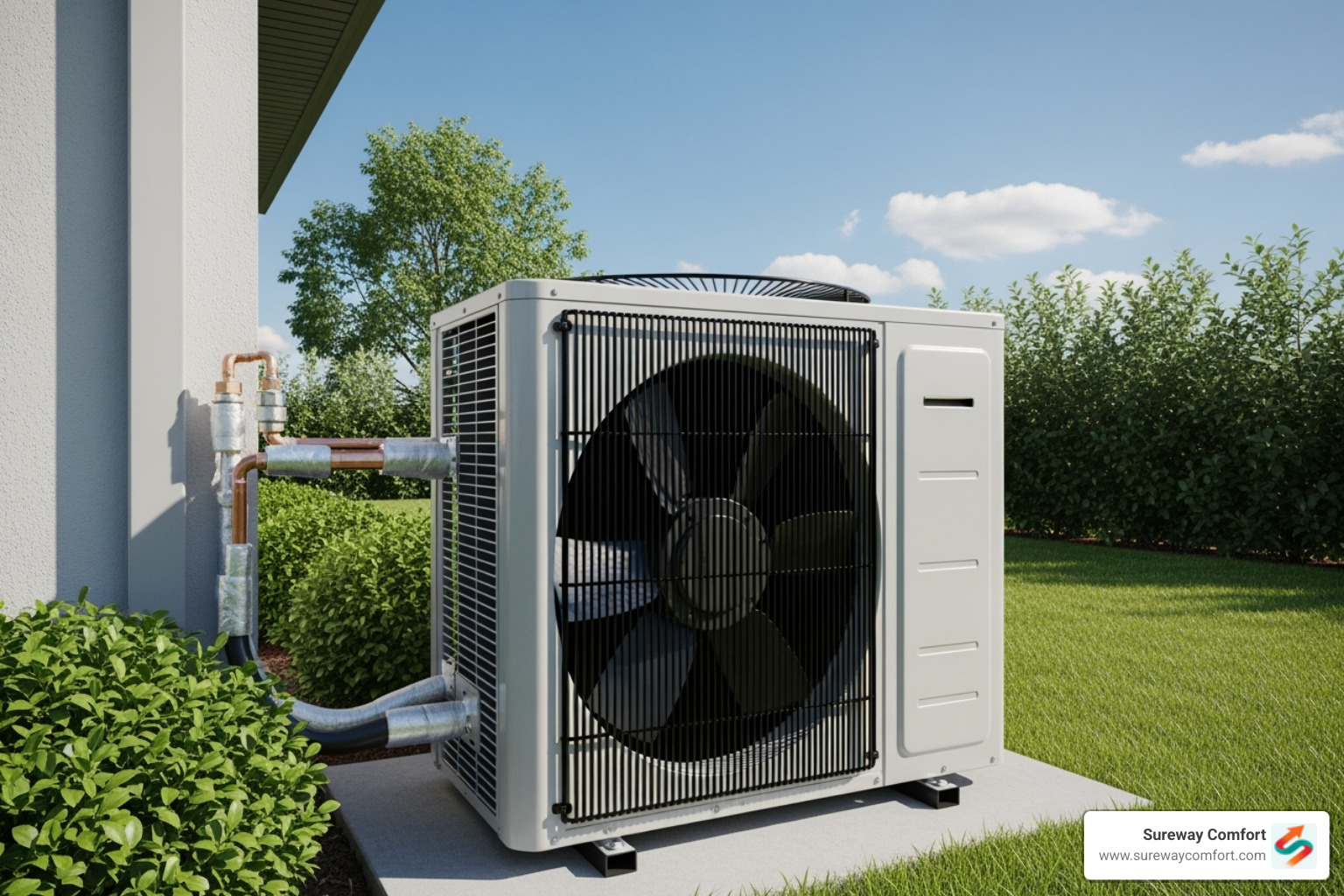 clean outdoor AC condenser unit - hvac system check