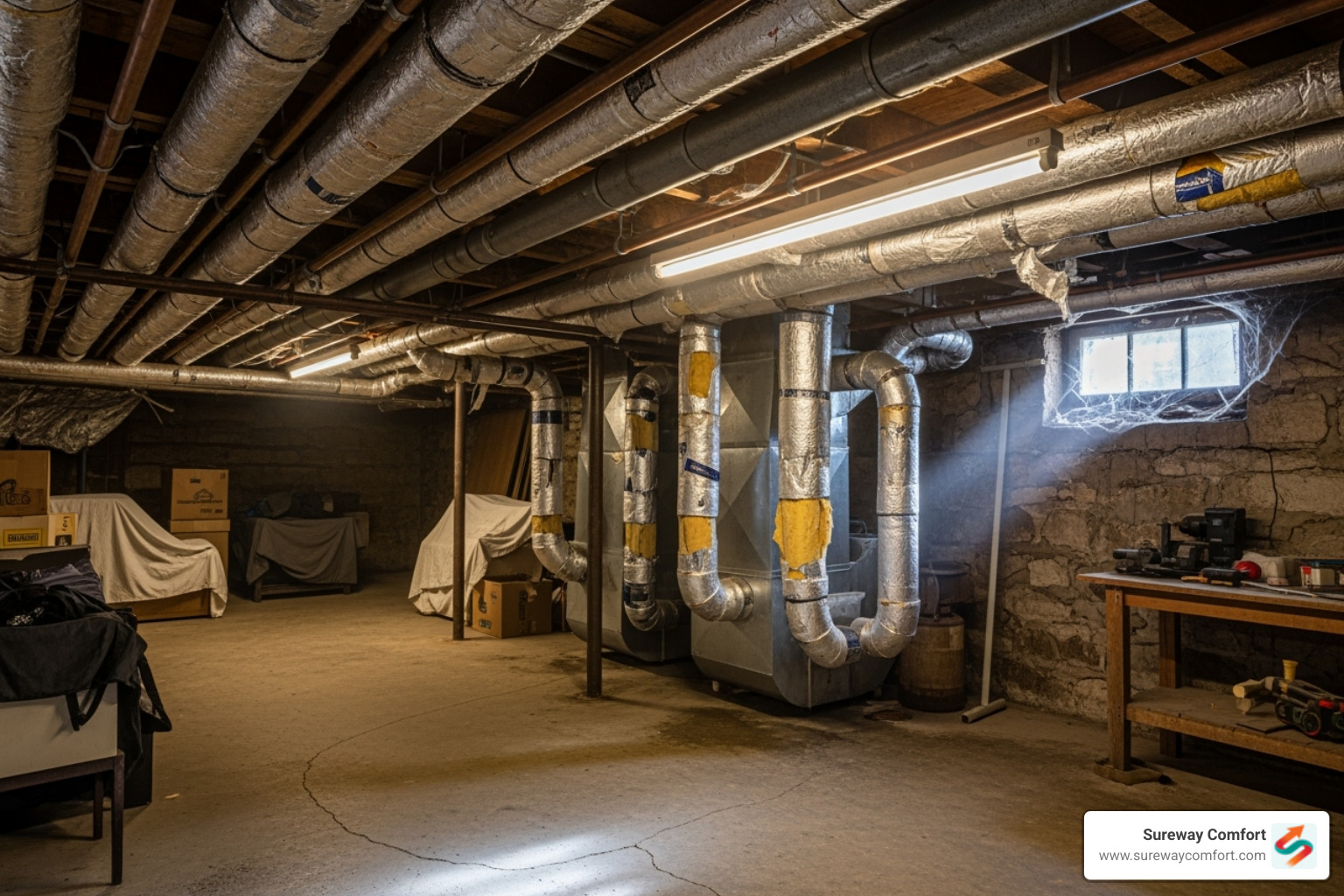 insulated pipes in a basement - Emergency pipe burst