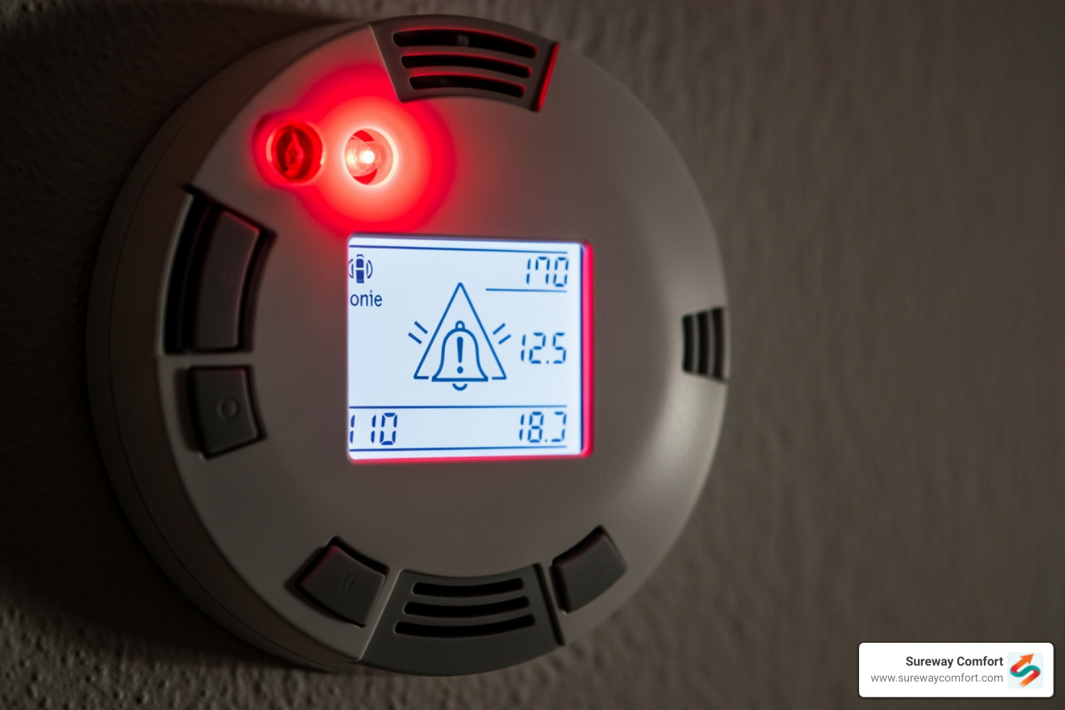 carbon monoxide detector alarming - emergency furnace repair bridgeville pa