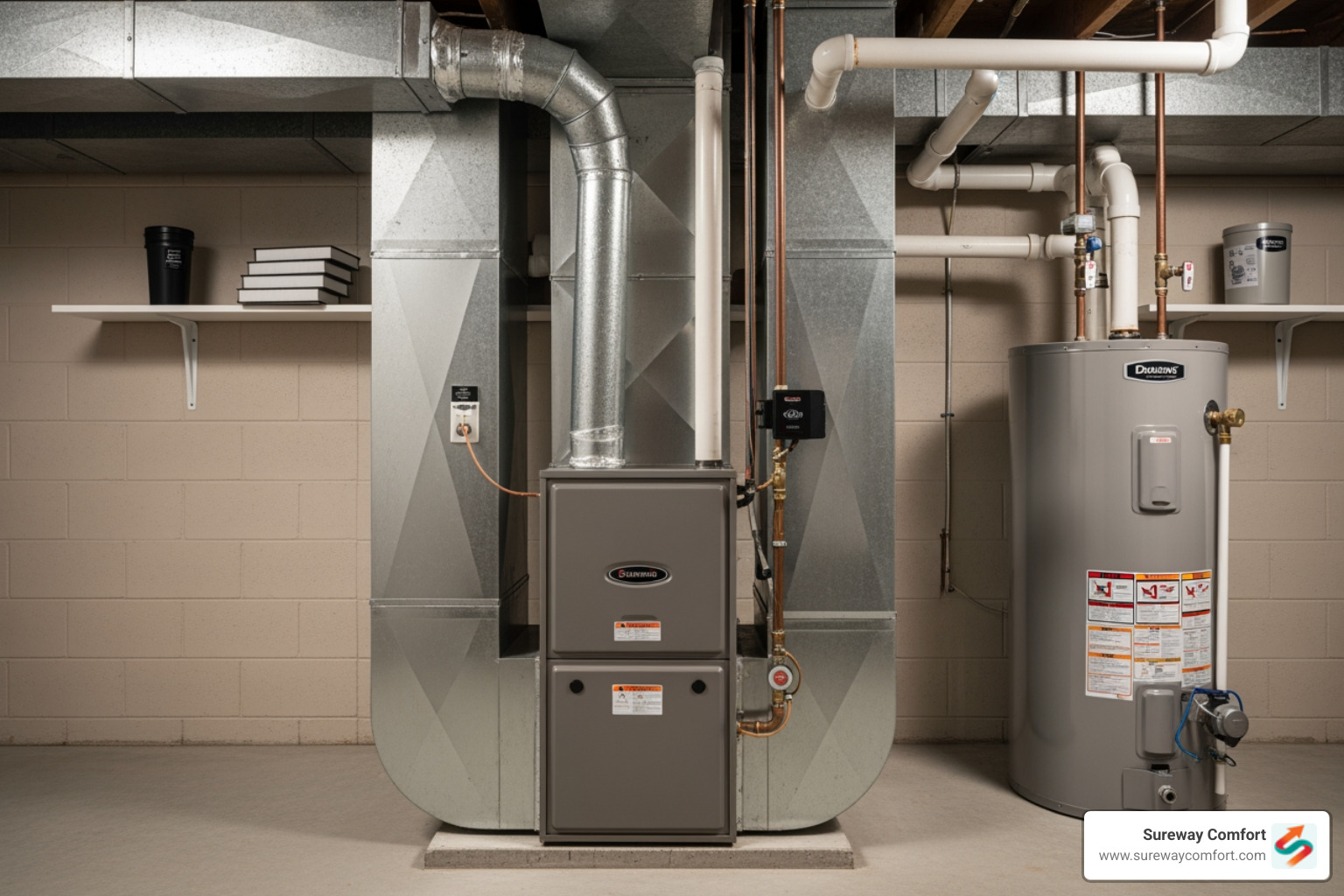 Clean, well-maintained furnace unit - My furnace won't turn on. I need to find someone for furnace repair in Bridgeville, PA."