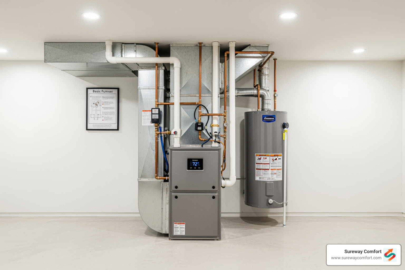 clean modern furnace unit in basement - affordable furnace service bethel park pa clean modern furnace unit in basement - affordable furnace service bethel park pa