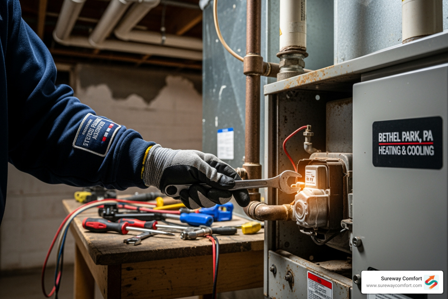 I need to find a company for heating repair in Bethel Park, PA.