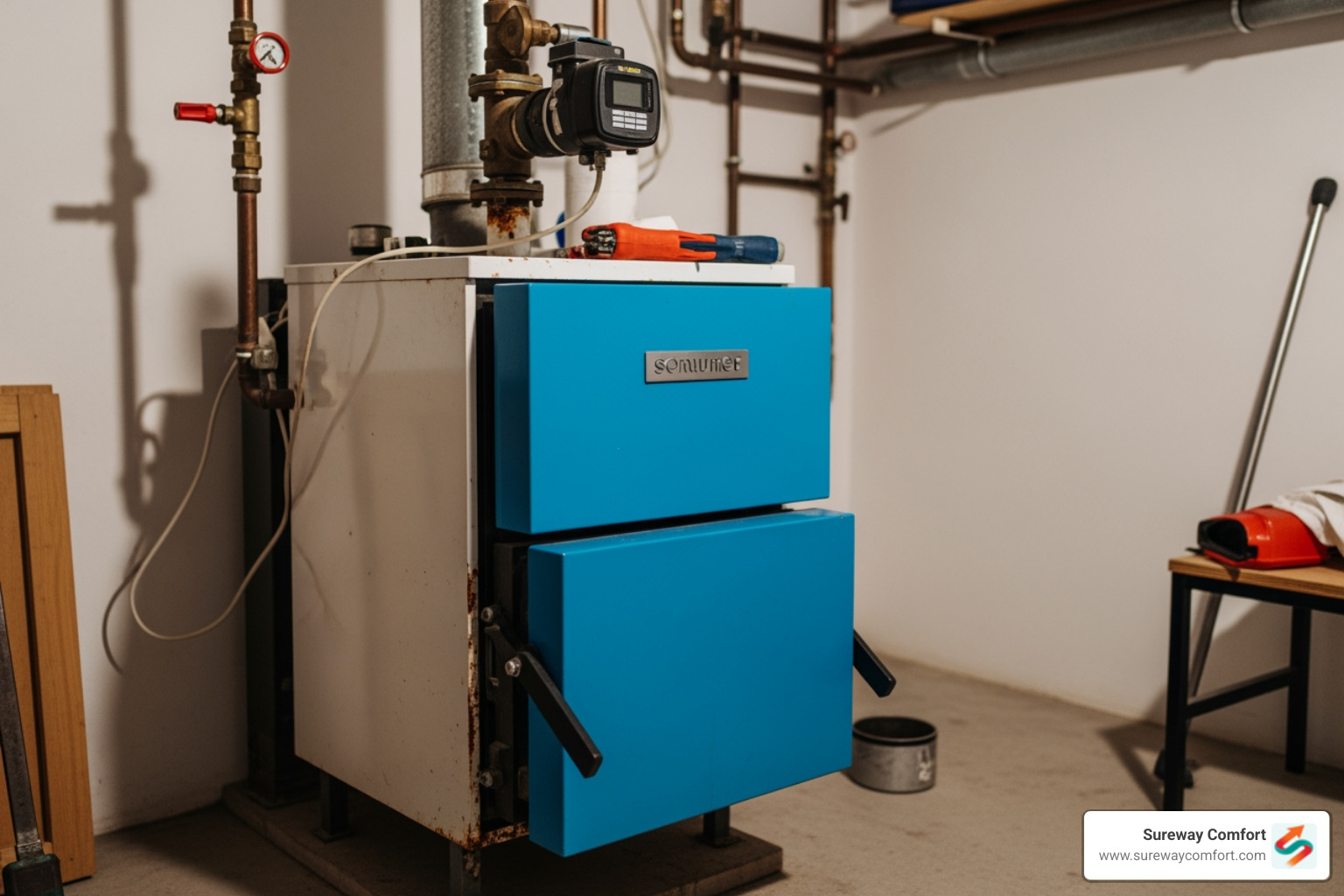 infographic showing seven warning signs a boiler needs replacement including age over 15 years, frequent breakdowns, rising energy bills, uneven heating, visible corrosion, water leaks, and unusual noises - best boiler installation in bethel park, pa infographic showing seven warning signs a boiler needs replacement including age over 15 years, frequent breakdowns, rising energy bills, uneven heating, visible corrosion, water leaks, and unusual noises - best boiler installation in bethel park, pa