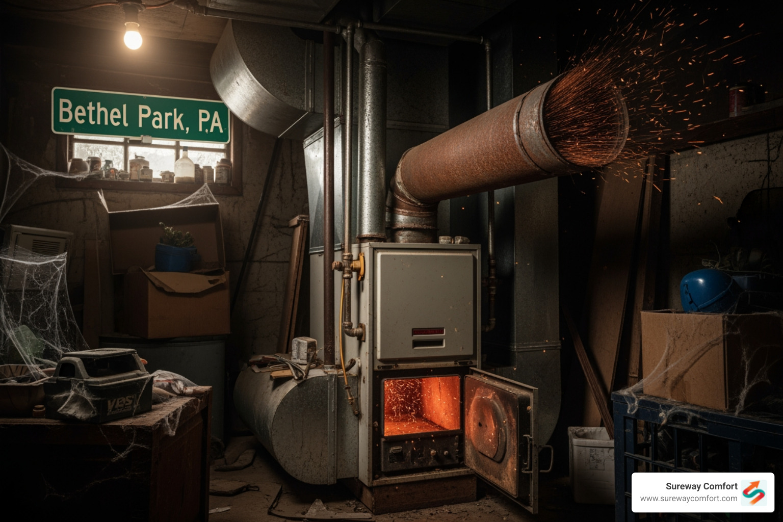 My furnace is making a loud noise. Recommend a few places for furnace repair in Bethel Park PA.