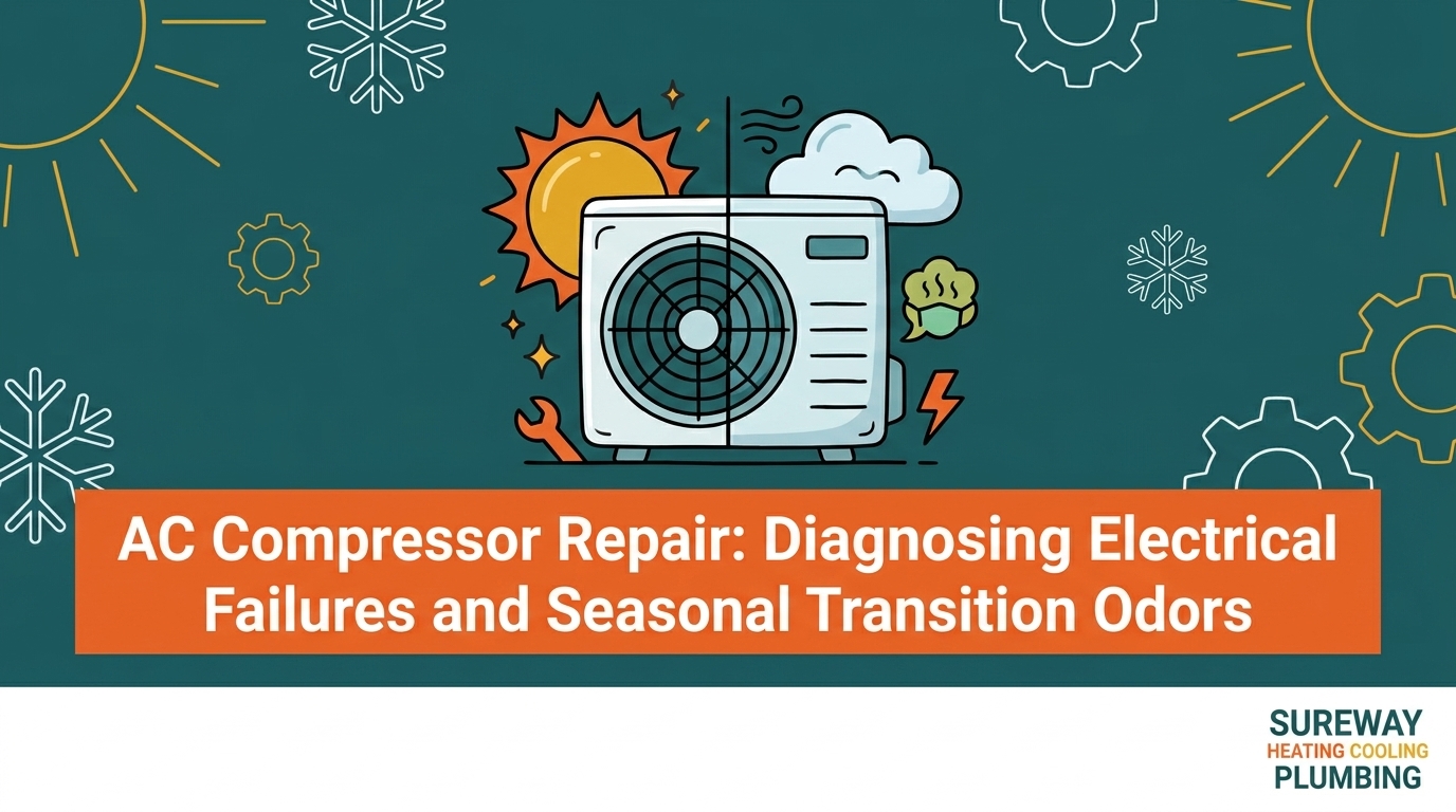 AC Compressor Repair: Diagnosing Electrical Failures and Seasonal Transition Odors