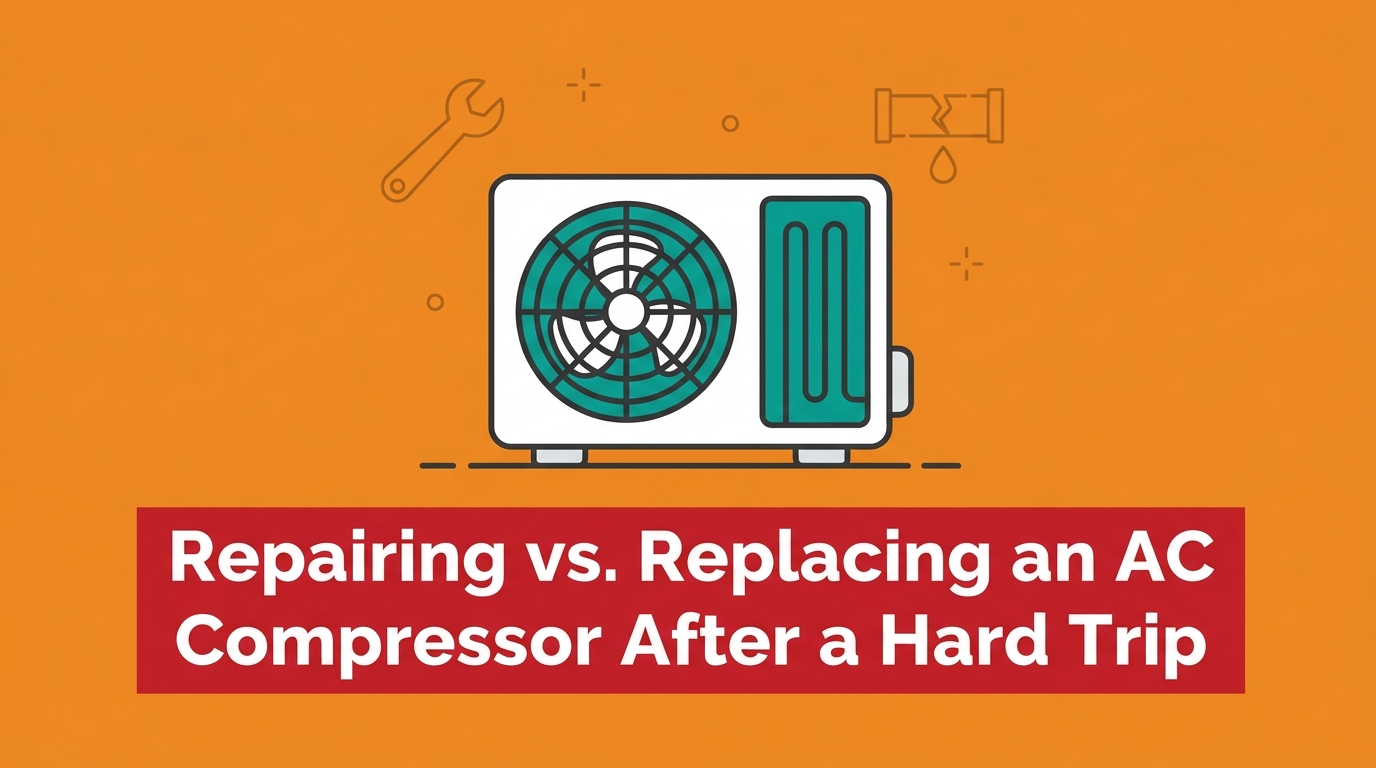 Repairing vs. Replacing an AC Compressor After a Hard Trip