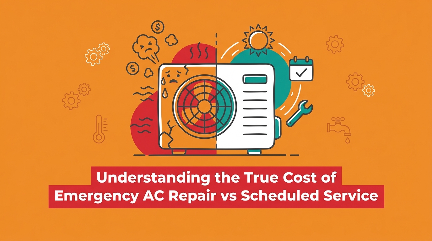 Understanding the True Cost of Emergency AC Repair vs Scheduled Service