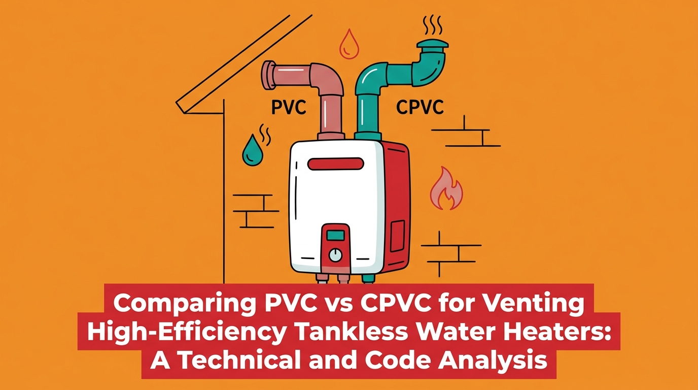Comparing PVC vs CPVC for Venting High-Efficiency Tankless Water Heaters