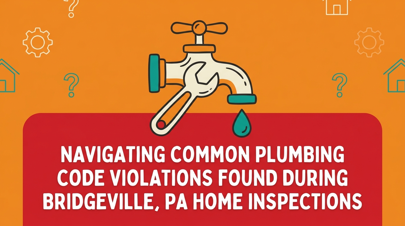 Common Plumbing Code Violations Found During Bridgeville Home Inspections