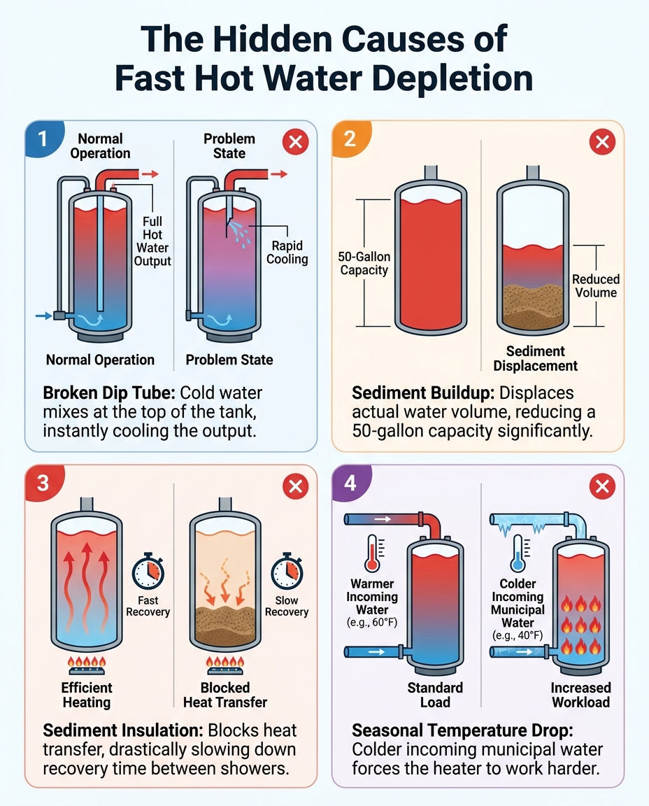 The Hidden Causes of Fast Hot Water Depletion
