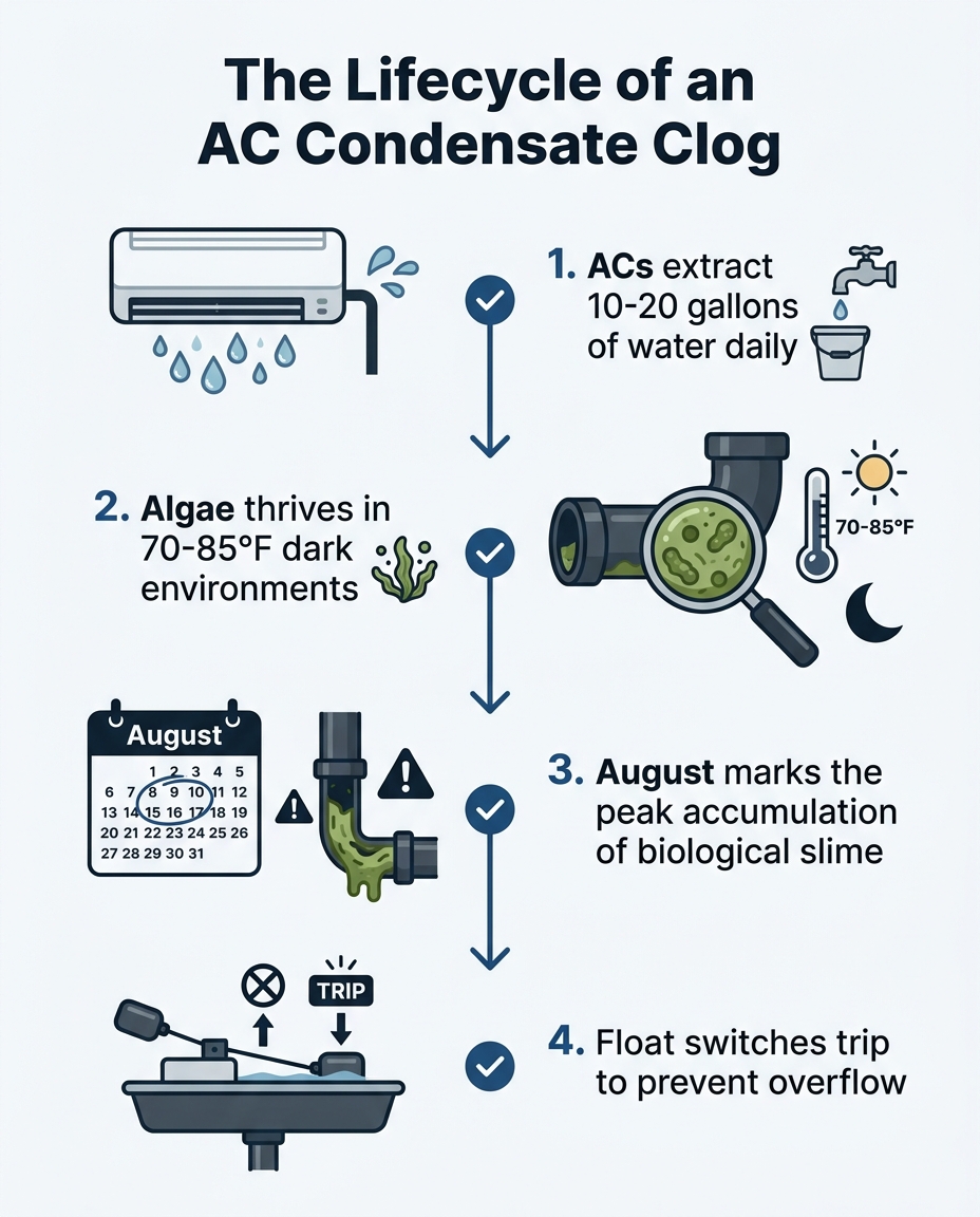 The Lifecycle of an AC Condensate Clog