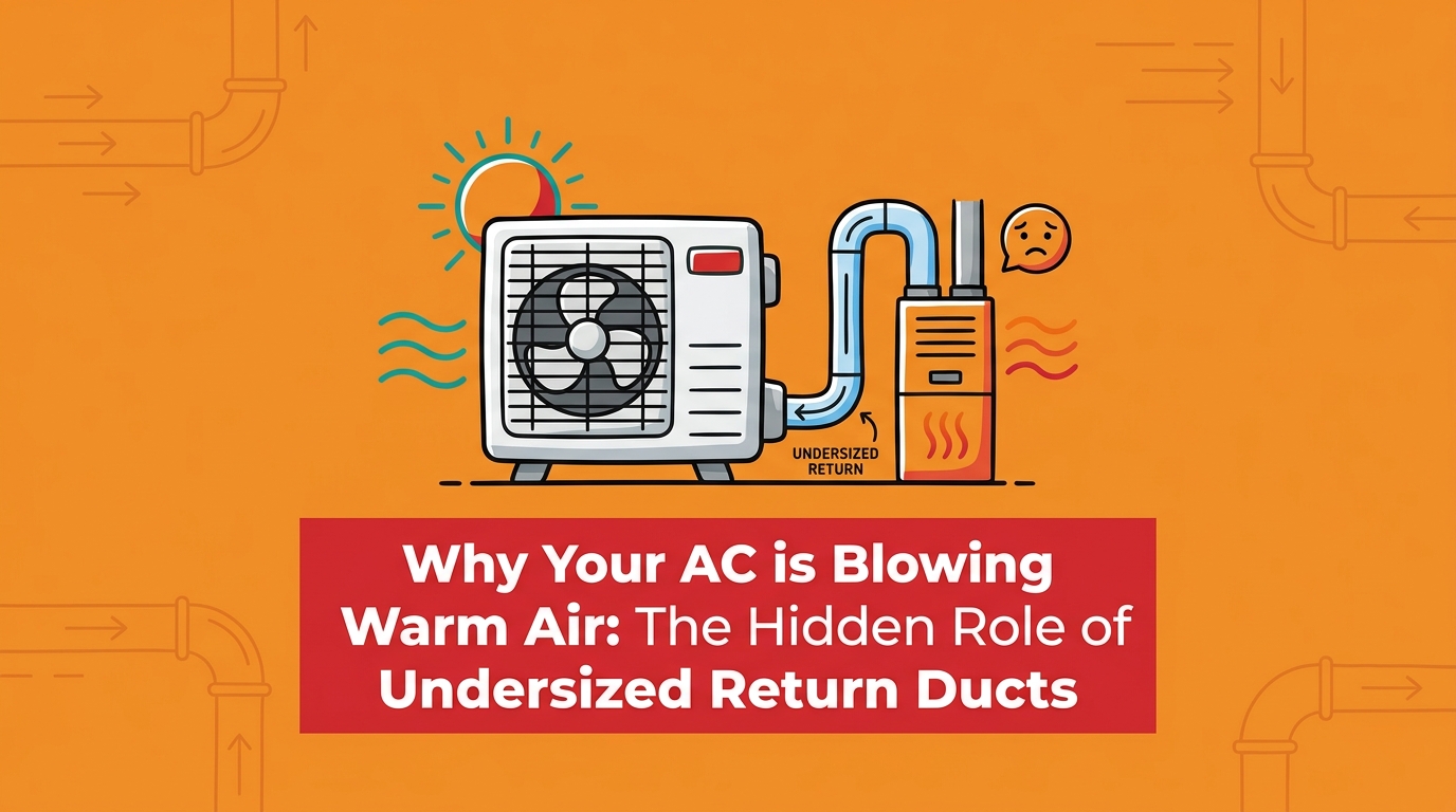 How an Undersized Return Air Duct Causes Your AC to Blow Warm Air