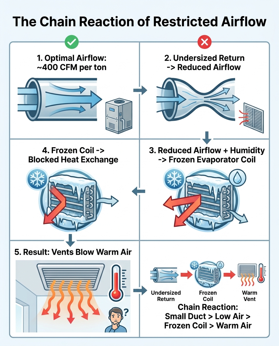 The Chain Reaction of Restricted Airflow