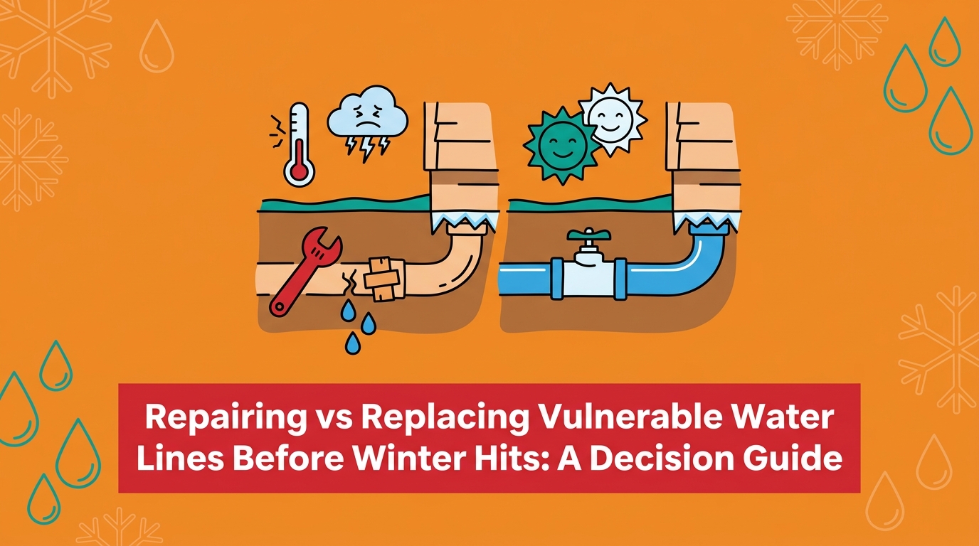 Repairing vs Replacing Vulnerable Water Lines Before Winter Hits