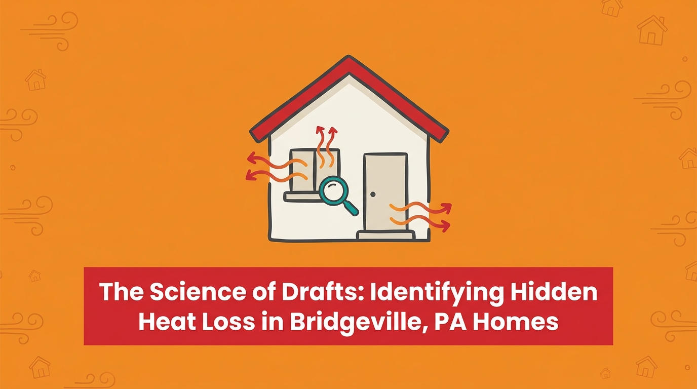 The Science of Drafts: Identifying Hidden Heat Loss Around Bridgeville Homes